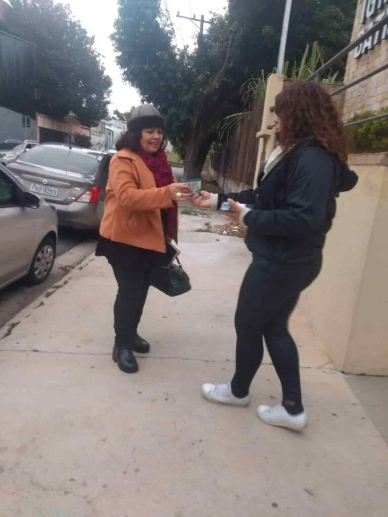 Panfletagem Porta a Porta no Jardim dos Estados